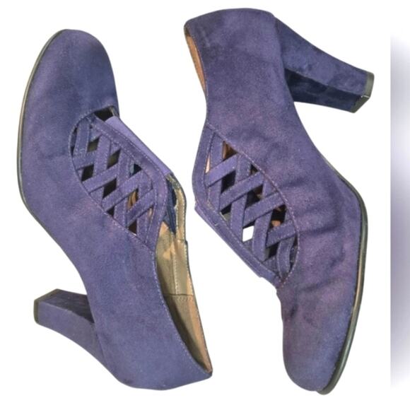 AEROSOLES | Purple Suede Heels | Size 9.5 - Picture 8 of 8
